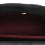 Velvet Crystal Quilted Extra Mini Coco Handle Flap Black