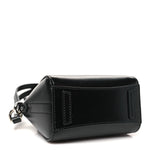 Shiny Lord Calfskin Micro Antigona Black