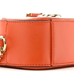 Calfskin Micro Hale Crossbody Amber Orange