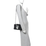 Canvas Printed Small Love Lola Bag Black