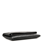 Lambskin Quilted CC Beauty Clutch Black