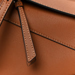 Calfskin Mini Puzzle Bag Tan