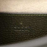 Textured Dollar Calfskin Web Small Diana Tote Bag Green Ombre
