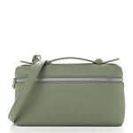 Grained Calfskin L19 Extra Pocket Pouch Sage Brush Leaves