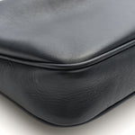 Natural Smooth Calfskin Rodeo Sling Pochette Black
