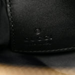 GG Supreme Monogram Wrist Wallet Black