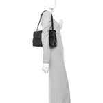 Soft Calfskin Matelasse Medium GG Marmont Shoulder Bag Black