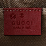 Soft Microguccissima Mini Dome Bag Rosso