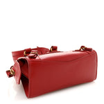 Grained Calfskin Neo Classic Gold Hardware Nano City Crossbody Medium Red