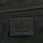 GG Supreme Monogram Web Flap Messenger Bag Black