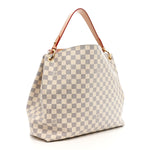 Damier Azur Graceful MM Rose Ballerine