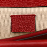 Dollar Calfskin Swarovski Crystal Small Dionysus Shoulder Bag Hibiscus Red