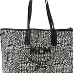 Visetos Large Liz Reversible Shopper Tote Black