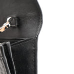 Visetos Large Patricia Wallet On Chain Black