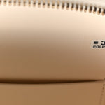 Grained Calfskin Quilted Top Handle Chain Clutch White