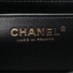 Lambskin Quilted Mini Rectangular Flap Black