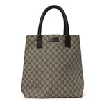 GG Plus Monogram Small Vertical Tote Dark Brown