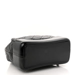 Aged Calfskin Quilted Small Gabrielle Backpack Black
