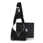 Re-Nylon Saffiano Re-Edition 2005 Shoulder Bag Black
