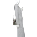 GG Supreme Monogram Web Mini Ophidia Double Zip Messenger Bag Beige New Acero