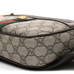 Soft GG Supreme Monogram Medium Ophidia Belt Bag Dark Brown