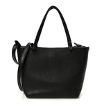 Grained Calfskin Small Park Tote Black