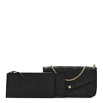 Empreinte Pochette Felicie Chain Wallet Black