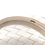 Nappa Intrecciato Small Capri Tote White