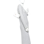 Shiny Caviar Preppy Coco Long Vanity With Strap White