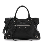 Agneau Arena Silver Hardware Medium Le City Black