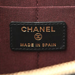 Aged Calfskin Quilted 2.55 Reissue Pouch With Chain Handle Black