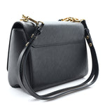 Epi Twist Braided Strap Shoulder Bag MM Black