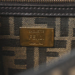 Fabric Jacquard FF 1974 Medium Baguette Tobacco Moro Black