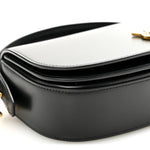 Box Calfskin Voltaire Top Handle Crossbody Bag Black
