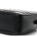 Calfskin Matelasse Monogram Monochrome Lou Camera Bag Black
