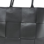 Nappa Maxi Intrecciato Large Arco Tote Grey