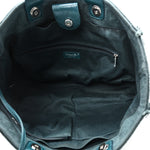 Canvas Large Double Face Shopping Tote Green