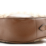Monogram Mini Bree Messenger Bag Beige Tabacco