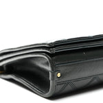 Lambskin Quilted Mini Becky Chain Bag Vert Fonce