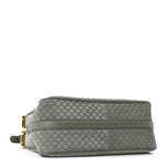 Suede GG Monogram Half Horsebit Medium Shoulder Bag Sage