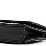 Lambskin Quilted Wallet On Chain WOC Black