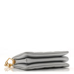 Metallic Lambskin Embossed Monogram Coussin BB Silver