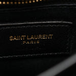 Calfskin Y Quilted Monogram Toy Loulou Crossbody Bag Black