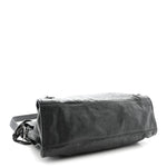 Agneau Classic Silver Hardware City Gris Fossile