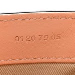 Calfskin Crocodile Embossed Mini C Double Carry Milky Orange