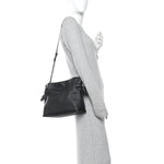 Nappa Medium Flamenco Knot Bag Black