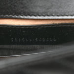 Calfskin Matelasse Monochrome GG Marmont Chain Mini Belt Bag Black