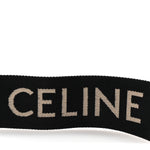 Jacquard Wool Logo Short Strap Black Beige