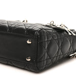 Lambskin Cannage Mini Lady Dior Black