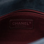 Calfskin Diamond Embossed New Chic Flap Blue